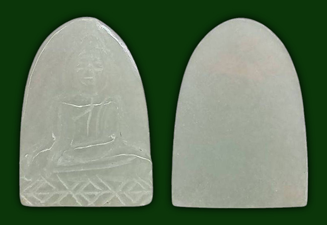 พระยอดขุนพล เนื้อหยกขาว วัดพระศรีอารย์ หลวงพ่ออุตตมะ วัดวังวิเวการามม ปลุกเสก ปี 2539(องค์ที่ 8)