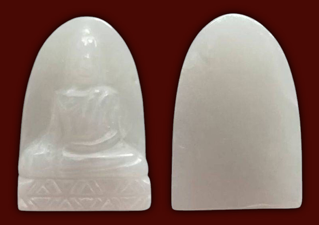 พระยอดขุนพล เนื้อหยกขาว วัดพระศรีอารย์ หลวงพ่ออุตตมะ วัดวังวิเวการามม ปลุกเสก ปี 2539(องค์ที่ 9)