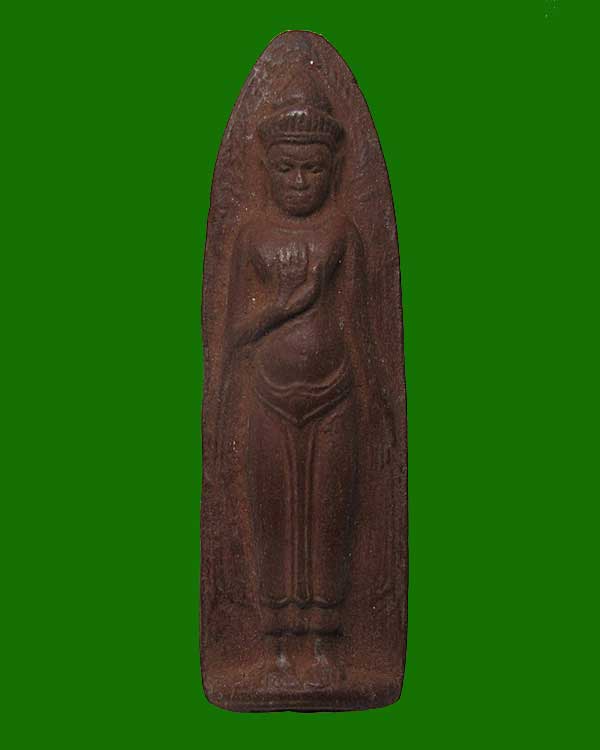Rare Item !!! พระร่วงหลังรางปืน เนื้อว่านสบู่เลือดผสมทรายเสก หลวงพ่อกวย วัดโฆสิตาราม จ.ชัยนาท ยุคต้น