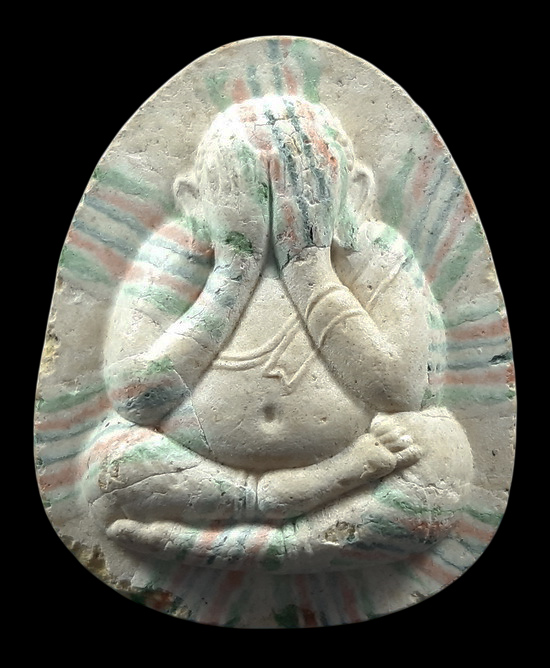 พระปิดตา 9 นะ หลวงพ่อเณร วัดทุ่งเศรษฐี รุ่นเสาร์5 เงินมาห้าพันล้าน ปี2543 หลวงปู่หมุน ร่วมปลุกเสก