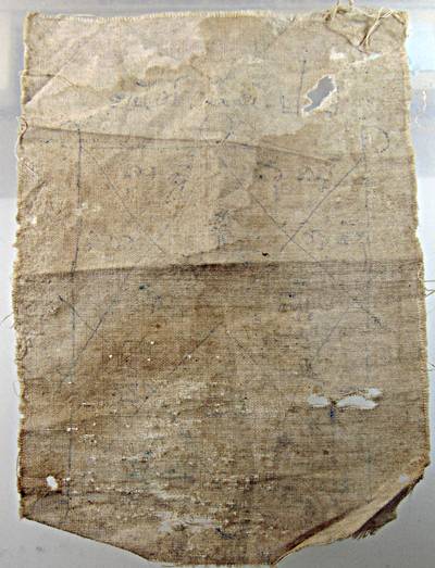 ผ้ายันต์กันผีปอบ เขียนมือเก่า