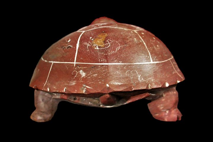 พญาเต่าเรือน หลวงพ่อสนิท วัดลำบัวลอย ขนาด7นิ้วเนื้อหินสบู่เลือด จารมือ ยุคต้นปี2507-2525