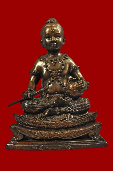 เทพกุมารหลวงปู่หงษ์ พรหมปัญโญ (พี่ทองเพชร)ขนาดบูชาหน้าตัก5นิ้ว "รุ่นพรหมคุณ94"