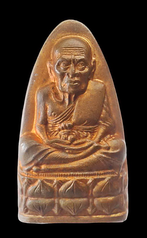 หลวงปู่ทวดหลังเตารีด รุ่น "ชนะคน" เนื้อทองแดง (พิมพ์ใหญ่) เสกวัดช้างให้-วัดทรายขาว-วัดสุทัศน์ฯ 2538