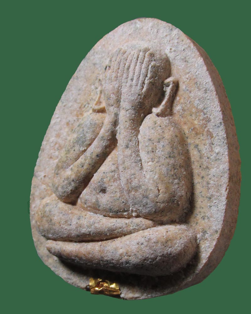 พระปิดตามหาเศรษฐี รุ่นนิมิตมงคล แช่น้ำมนต์ ฝังตะกรุดทองคำ วัดสุทัศน์ฯ ปี40  หลวงปู่หมุนปลุกเสก