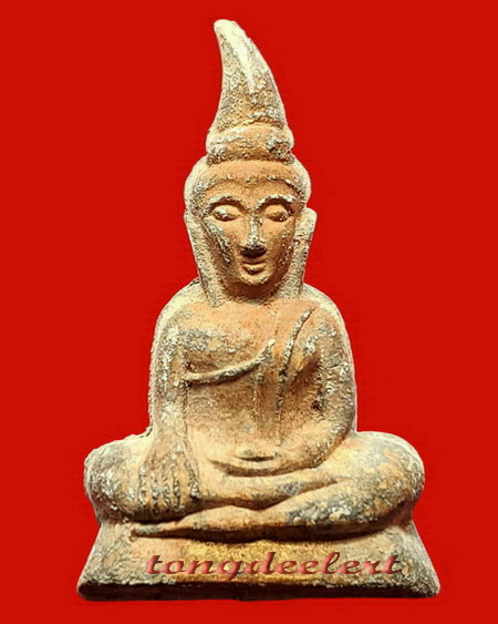 พระท่ากระดานวัดต้นลำไย จ.กาญจนบุรี เนื้อตะกั่วสนิมแดงกรุศรีสวัสดิ์แท้ ๆ พิมพ์ใหญ่ สวยมากค่ะ