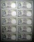 ชุด10ใบ ธนบัตร 1 บาท สมัยในหลวงรัชกาลที่9 (ร.9) สภาพตามรูป ชุดที่11