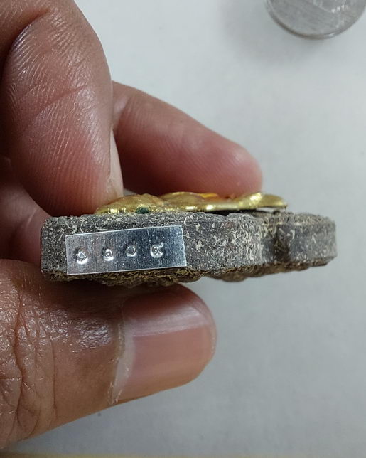 " พระไอยรา มหาราชันต์ ครูบาใหญ่บุญมา แสนดี หมอปะกำช้าง จ.สุรินทร์ หน้ากากทอง ตะกรุดเงิน พิธีปลุกเสกอ