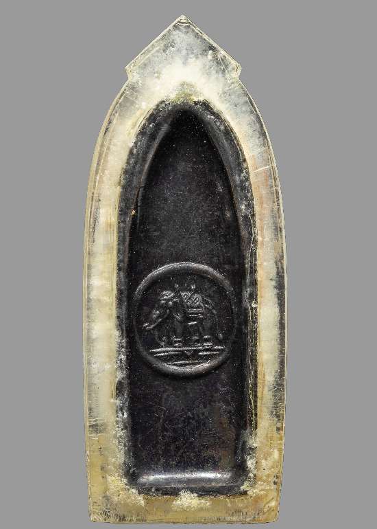 ถูกสุด สะดุดใจ..พระร่วงหลังช้างเผือกเจ้าคุณนร วัดเทพศิรินทร์ กทม. ปี 2512 เนื้อทองแดงรมดำ สภาพสวย