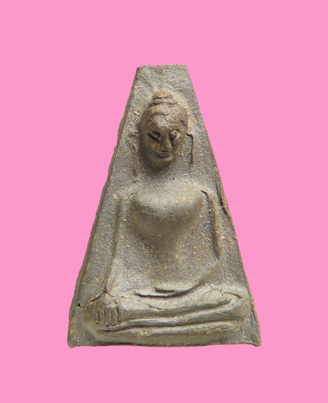 พระผงสุพรรณ วัดพระธาตุ สุพรรณบุรี มหาพุทธาภิเศกอินเดีย ปี18 (กล่องเดิม)