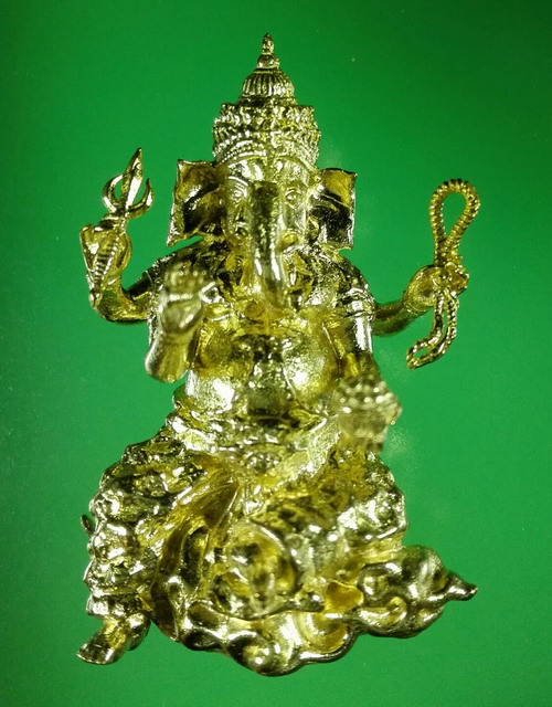 พระพิฆเนศวร์ เอกทันตะ เนื้อทองเหลือง