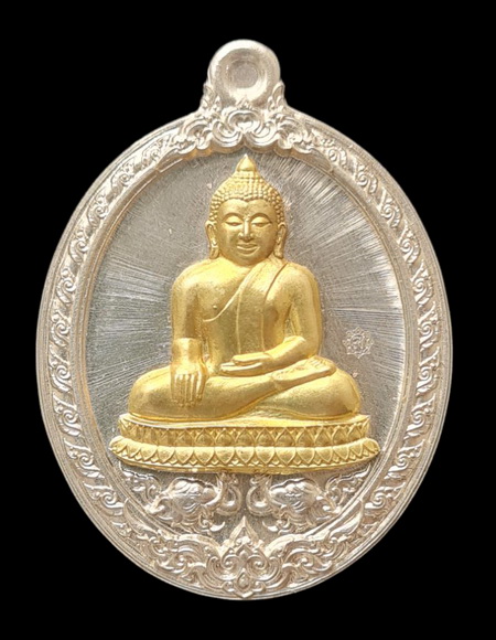 เคาะแรกแดง..ลพ.สำเร็จศักดิ์สิทธิ์ รุ่นบันดาลทรัพย์ ๖๓..อัลปาก้าหน้ากากทอง # ๔๐..วัดหนองสะเดา สระบุรี