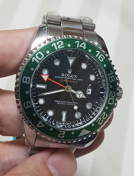 นาฬิกา rolex explorer II ของใหม่ มือ 1 สีเขียว เหนี่ยวทรัพย์ ยอดนิยม ตัวเรือนสแตนเลส