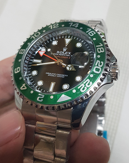 นาฬิกา rolex explorer II ของใหม่ มือ 1 สีเขียว เหนี่ยวทรัพย์ ยอดนิยม ตัวเรือนสแตนเลส