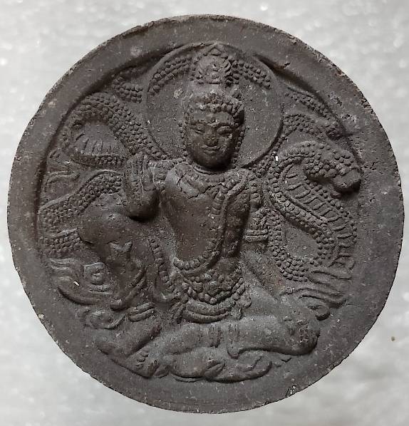 พระผงหลวงปู่ทวด หลังจตุคาม รุ่นทวดโคตรเศารษฐี หลวงปู่นริศ นรินโท 