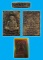 ผงรูปเหมือน + เหรียญเม็ดแตง หลวงปู่จันทร์ วัดน้ำแป้งวนาราม พะเยา