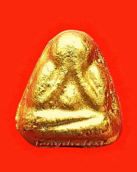 พระปิดตา หลวงพ่อเล็ก วัดสันติคิรีศรีบรมธาตุ(วัดเขาดิน) จ.กาญจนบุรี พิมพ์กรรมการปิดทองเดิม สวยมากค่ะ