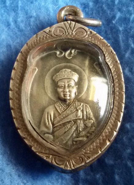 เหรียญรูปเหมือนไต้ฮงกงโจวซือ เนื้อเงิน มูลนิธิป่อเต็กตึ้ง กรุงเทพฯ
