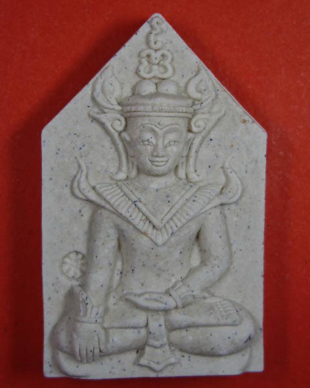ขุนแผนแสนหวี รุ่นแรก หลวงปู่ครูบาบุดดา วัดหนองบัวคำ จ.ลำพูน เนื้อขาวฝังงแป้ง 7 ตลาด ฝังตะกรุดมนมึน