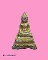 พระชัยประสบโชค (แก้บน) เนื้อชินสนิมแดง องค์นี้เนื้อในแดง สวยๆ เหมาะแก่การเริ่มเรียนสนิมแดง