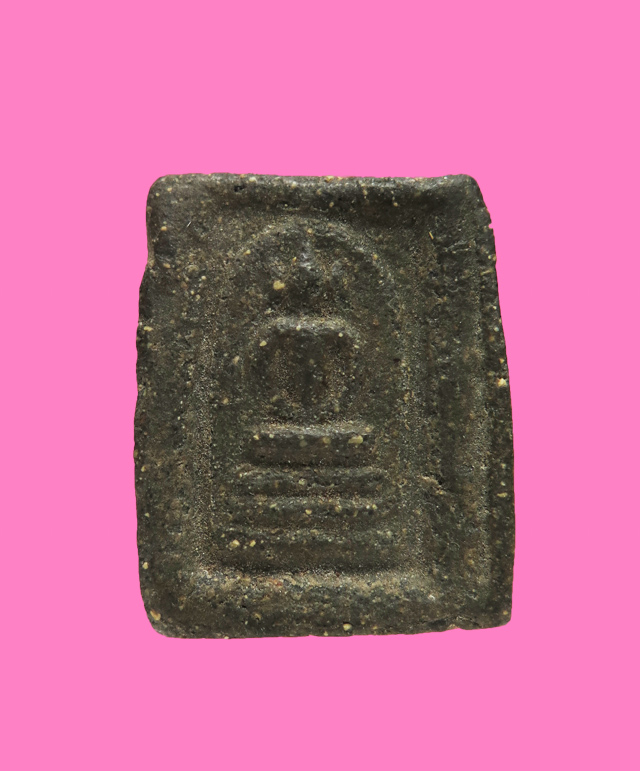 สมเด็จพิมพ์คะแนน เนื้อผงเขียวๆ ดำๆ