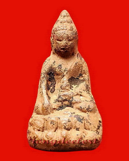 พระกริ่งปทุมสุริยวงค์(บัวรอบ)เนื้อดินเผา หลวงปู่ดี วัดเทวสังฆาราม จ.กาญจนบุรี หายากมากค่ะ