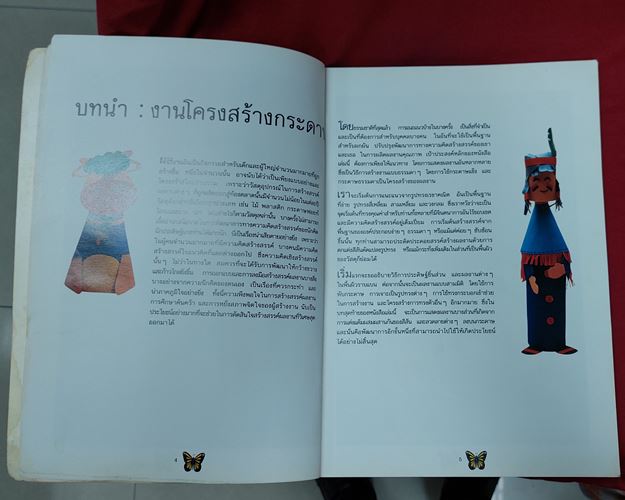 (ปิด69-)หัตถกรรมสร้างสรรค์ ตุ๊กตากระดาษ กว้าง21xยาว 29ซ.ม. ปกอ่อน 84หน้า (มือ2)