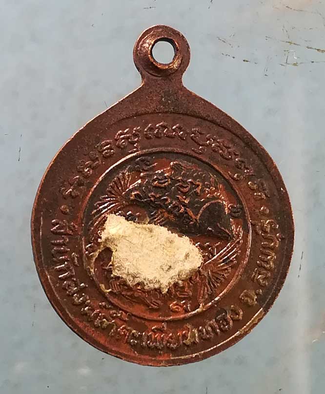 เหรียญรุ่นแรก หลวงพ่อทองดำ สนส.(วัด)ถ้ำตะเพียนทอง ลพบุรี
