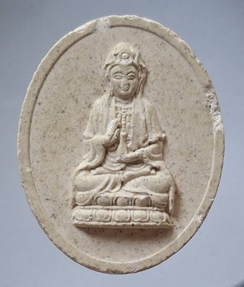 เจ้าแม่กวนอิม สมเด็จพระญาณสังวร(เจริญ สุวฑฺฒโน) วัดบวรนิเวศวิหาร กทม. เนื้อผง