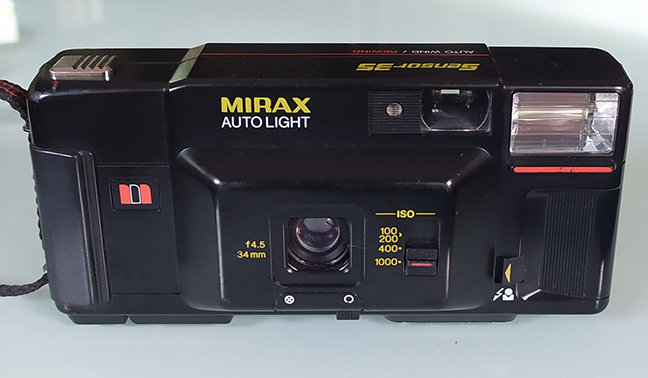 หายาก กล้อง MIRAX Sensor35 ดีไซน์สวยคลาสสิค เป็นเอกลักษณ์ มีช่องแสดงจำนวนรูปอยู่ด้านล่าง