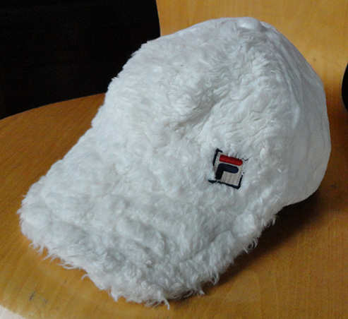 หมวก FILA ของแท้ Snow Cap Trekking Equipment สีขาว สวยมมาก