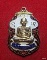 เหรียญหลวงพ่อปลัดเสน วัดไสกระดาน ปี 2520 จ.เพชรบุรี กะไหล่ทองลงยา