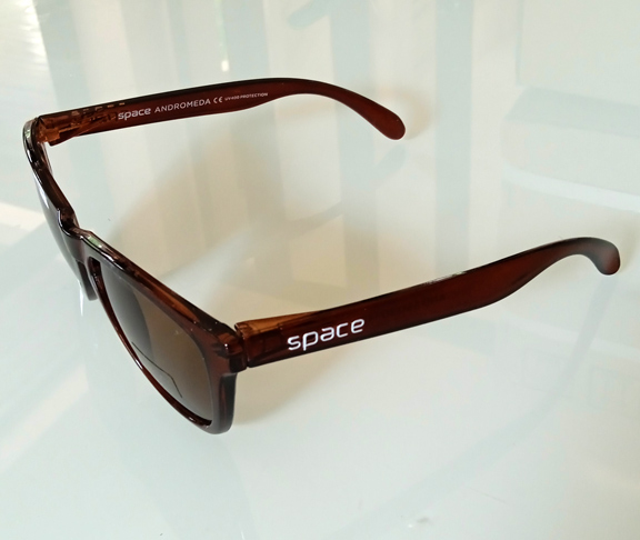 แว่นตา Space ANDROMEDA สีน้ำตาล UV400Protection