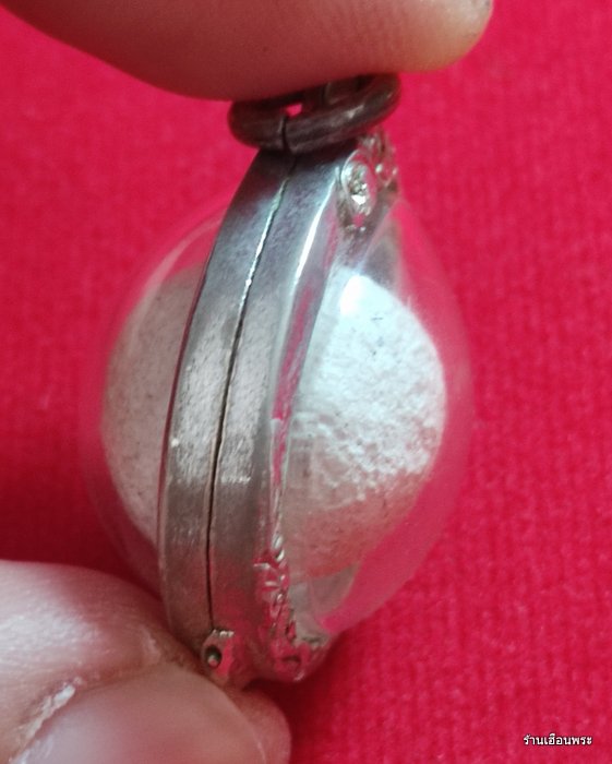 ลูกอมมณีนพรัตน์ (มีเส้นเกศา) หลวงปู่ดู่ วัดสะแก จ.พระนครศรีอยุธยา