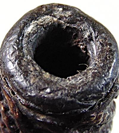 ๒๐ ตะกรุดเนื้อตะกั่วเก่าลงรัก ขนาด ๔ นิ้ว