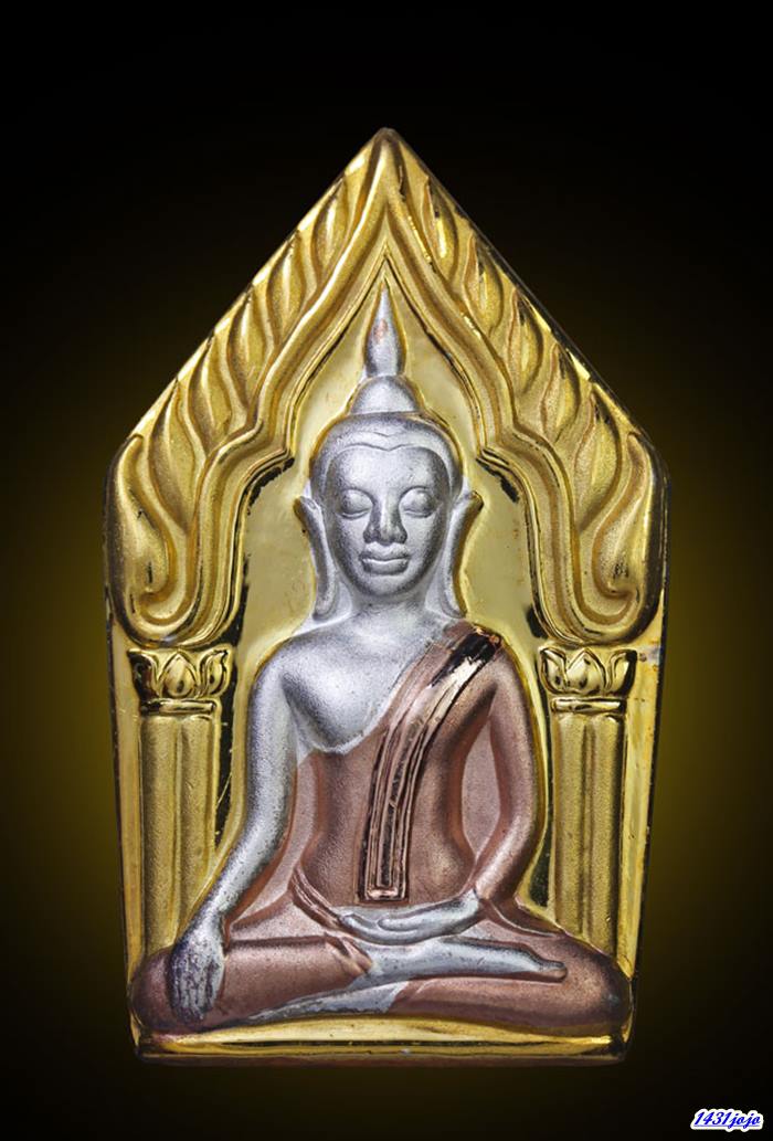 พระขุนแผนหลังกุมารสมบัติ เนื้อสามกษัตริย์ ปี 2548 หลวงพ่อพูล วัดไผ่ล้อม จ.นครปฐม