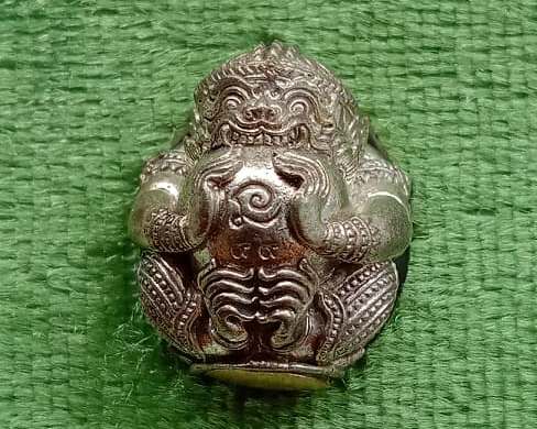 ลูกอมหนุมานตรึงไตรภพ หลวงปู่บุญ วัดปอแดง นครราชสีมา ปี2559 อัลปาก้าก้นทองทิพย์ เลข99+กล่อง