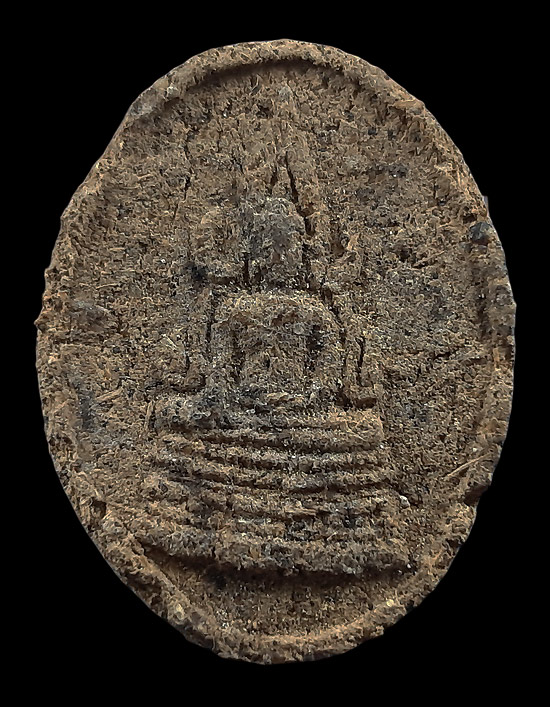 พระเนื้อชานหมาก หลวงปู่ศรี มหาวีโร วัดป่ากุง จ.ร้อยเอ็ด หลังพระพุทธชินราช
