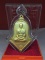 เหรียญรูปเหมือนทรงจำปี รุ่นเจริญพร เนื้อมหาชนวนกะหลั่ยทองพ่นทราย พระอาจารย์อิฎฐ์ วัดจุฬามณี