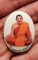 ล็อกเก็ตหลวงปู่มหาศิลา สิริจันโท หลังตะกรุด 3 ดอก หมายเลข 792 วัดพระธาตุหมื่นหิน จ.กาฬสินธุ์​ เคาะเด
