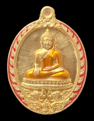 เคาะแรกแดง..ลพ.สำเร็จศักดิ์สิทธิ์ รุ่นบันดาลทรัพย์ ๖๓..สัมฤทธิ์ลงยาแดง # ๙๘๗..วัดหนองสะเดา สระบุรี