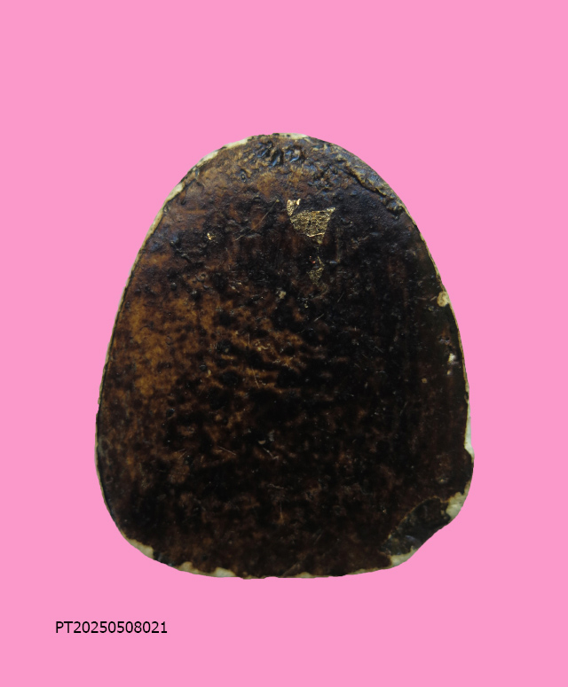 พระปิดตาเนื้อผงลงรักปิดทอง สวย