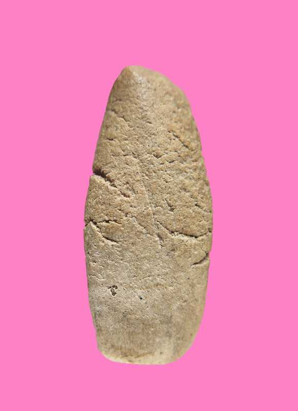 พระนาคปรก เนื้อดิน สูงประมาณ 1 นิ้ว