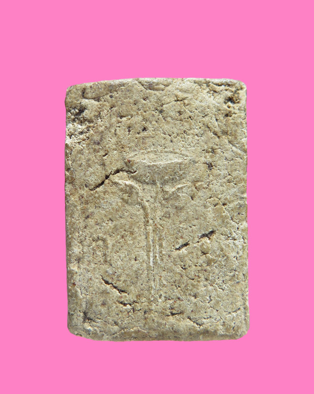 สมเด็จพิมพ์คะแนน ฐานผ้าทิพย์ หลังบัวบาน