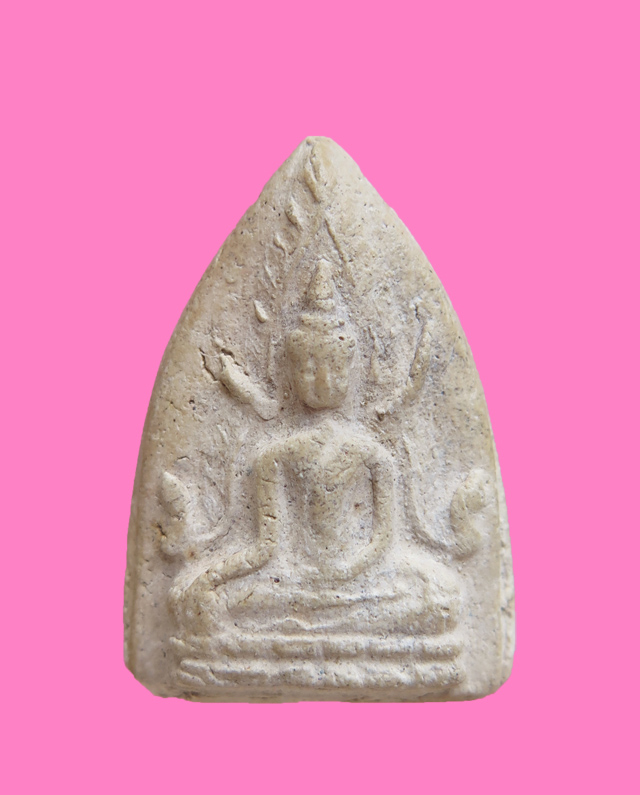 พระพุทธชินราช พิมพ์กลีบบัว เนื้อผง เก่า