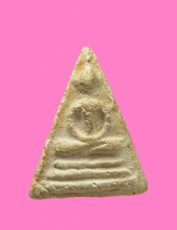 สมเด็จหน้าจั่วเล็ก (1.4 ซม) พิมพ์แขนกลม เก่า