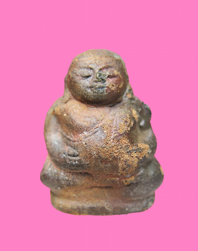 พระสังกัจจาย ลอยองค์ เนื้อดิน ก้นอุ