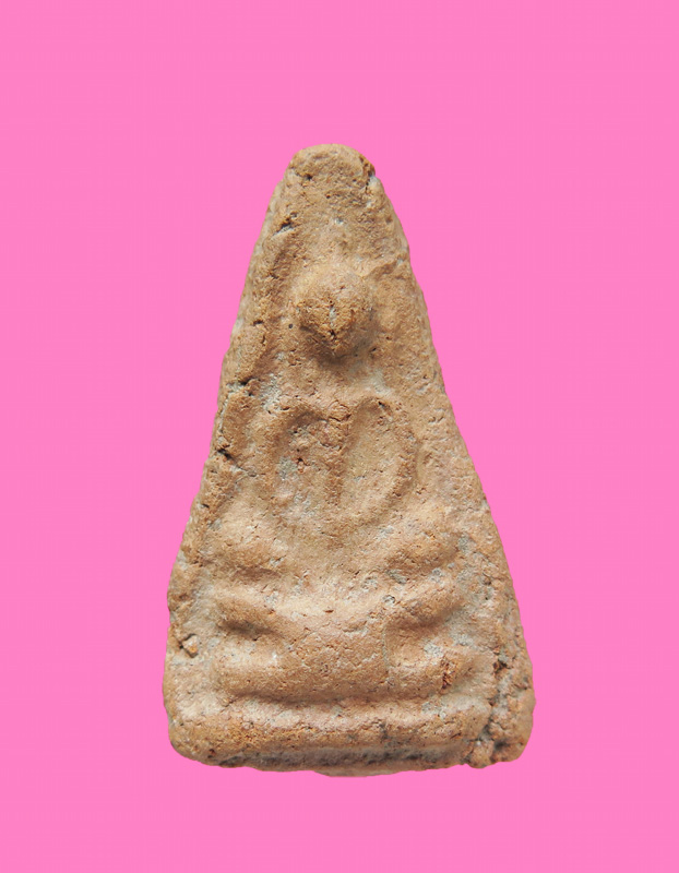 พระเนื้อดิน พิมพ์ฐานผ้าทิพย์ 