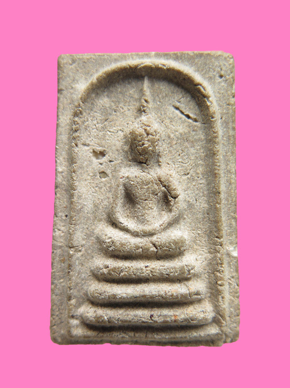 สมเด็จเกศจรดซุ้ม เนื้อมวลสารเข้มขลัง