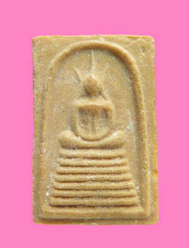 สมเด็จฐาน 7 ชั้น เนื้อผงน้ำมัน หลังยันต์